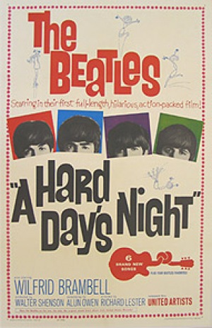 Hard Day's Night,,  US one sheet