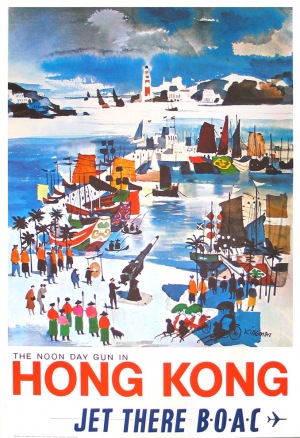 The Noon Day Gun in Hong Kong - Jet There B.O.A.C., Dong Kingman
