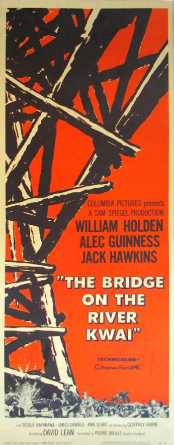 Bridge on the River Kwai, US original release insert