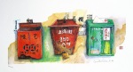 Lorette Roberts - Row of Letterboxes,