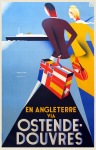 En Angleterre via Ostende-Douvres, Designed by T.E Lemaire