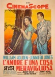 Love is a Many Splendored Thing, Italian original release poster