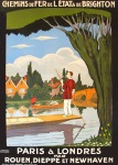 French Railways, London, artwork by J. Jacques Roussau