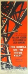 Bridge on the River Kwai, US original release insert