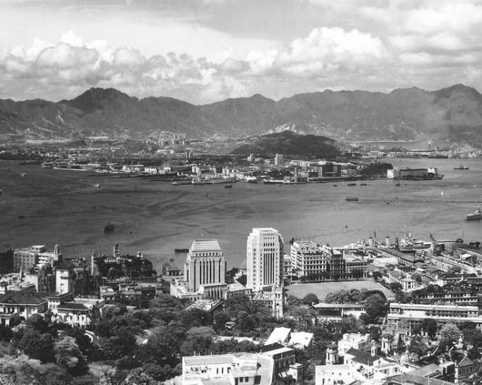 Hong Kong Harbour and Central from the Peak