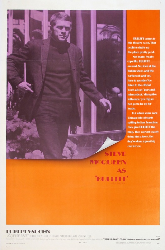Bullitt, US original release one sheet