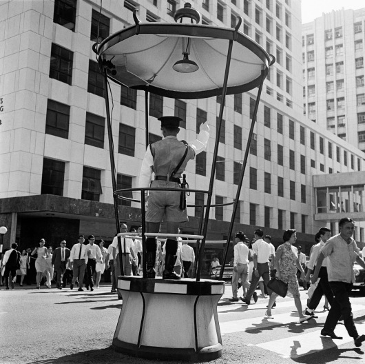 Traffic Podium on Chater Road, Central