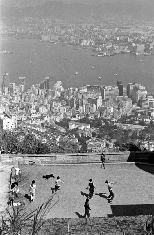 Looking down from May Road