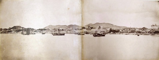 Two Part Panoramic View of Macao