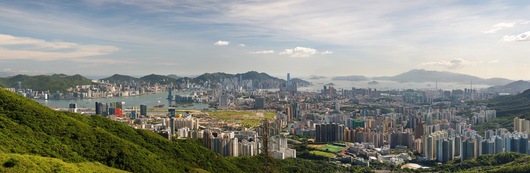 View of Hong Kong from Fei Ngo Shan