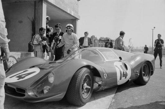 Surtees tests Ferrari