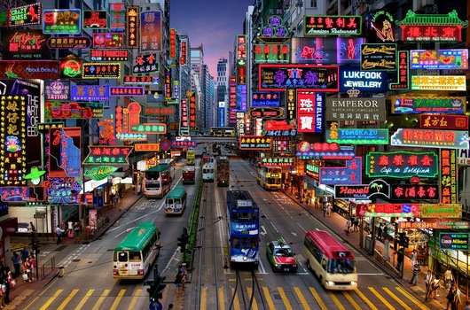 Keith Macgregor Neon Fantasy Hong Kong Photograph