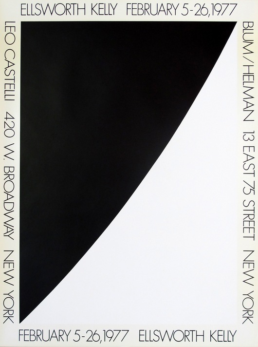 Ellsworth Kelly - New York, February 1977