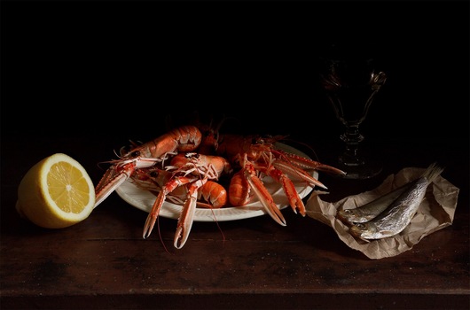 Still life with crayfishes
