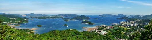 Panoramic View of Sai Kung