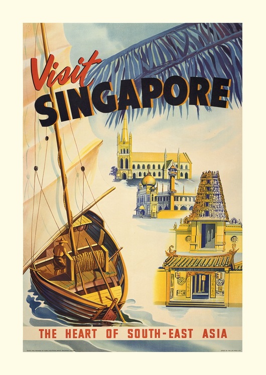 Visit Singapore (Reproduction Poster)