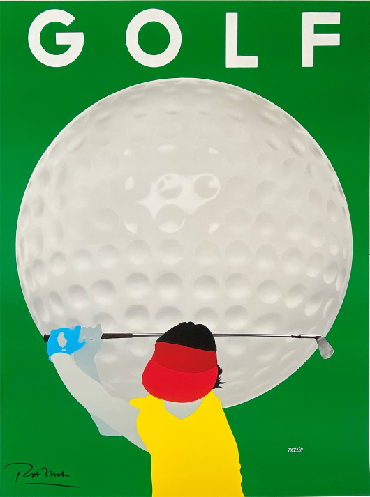 Golf (Hand signed by the Artist)