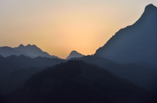 Dawn in Northern China