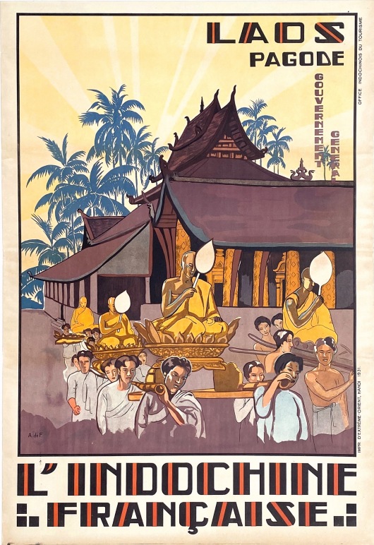 L'Indochine Francaise - Laos Pagode