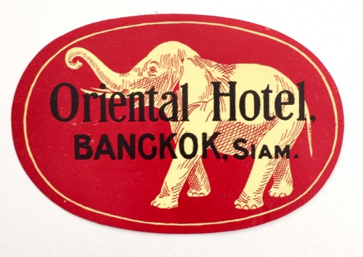 Oriental Hotel, Bangkok, Siam