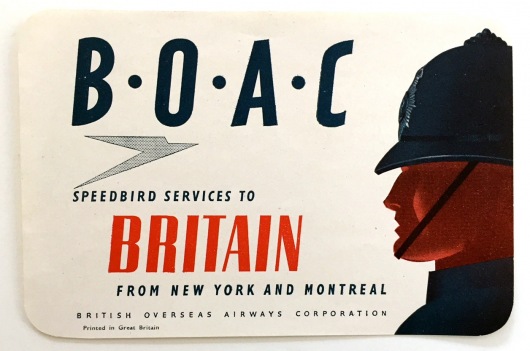 BOAC Speedbird Services to Britain