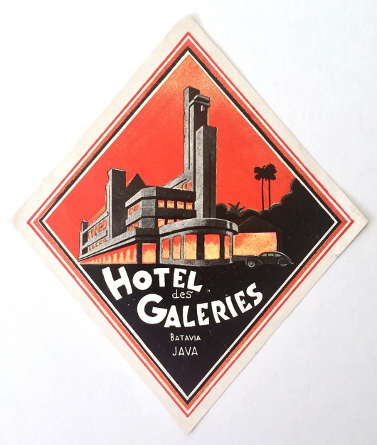 Hotel des Galeries, Batavia, Java