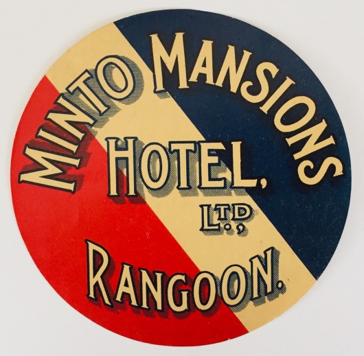 Minto Mansions Hotel, Rangoon