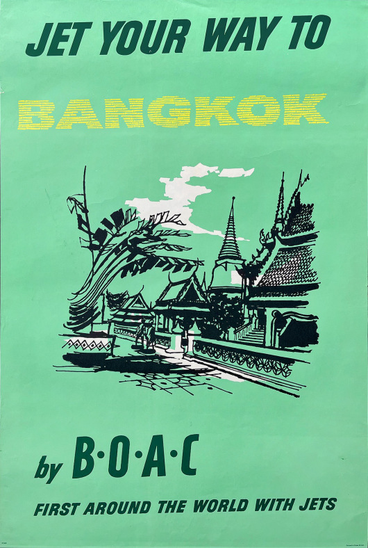JET YOUR WAY TO BANGKOK BY B.O.A.C.