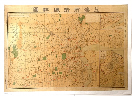 Street plan of Shanghai