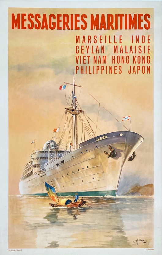 Messageries Maritimes - Marseille, Inde, Ceylan, Malaisie, Viet Nam, Hong Kong....