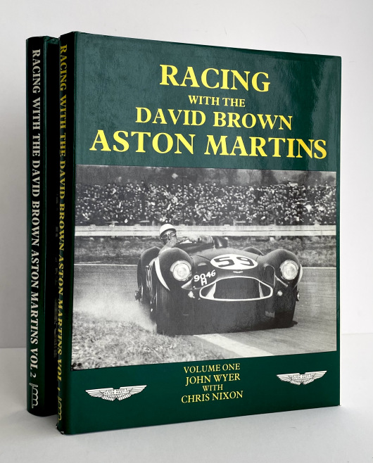 Racing with the David Brown Aston Martins  -  SIGNED by both Authors and also Roy Savadori