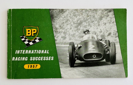 BP International Racing Successes 1957  -  SIGNED by Stirling Mass