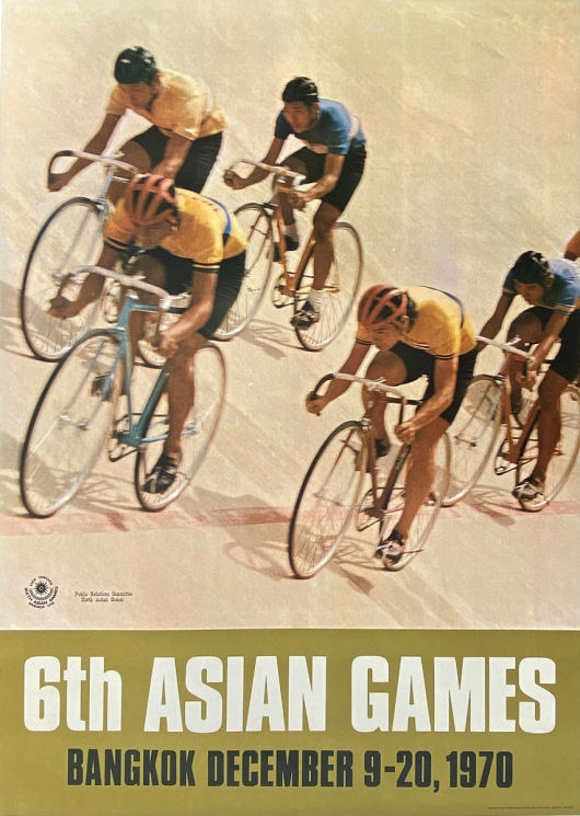 Sixth Asian Games, Bangkok 1970 (Cycling)