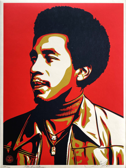 Smokey Robinson (red). Limited edition signed poster (378/450)