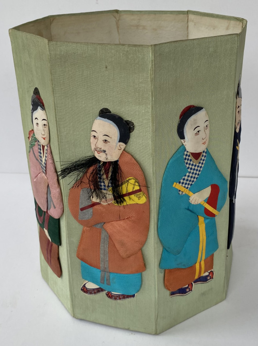 Wastepaper Basket – Eight panel Silk Craft Design