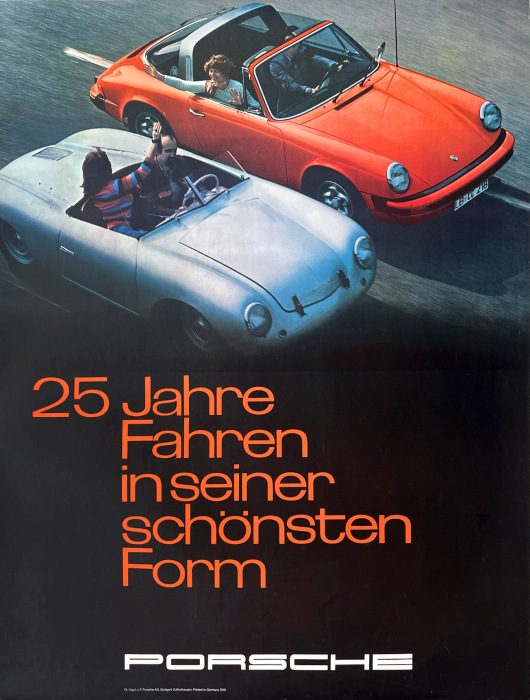 Porsche, 25 Years of Driving in its purest form - '25 Jahre Fahren in seiner schönsten Form'
