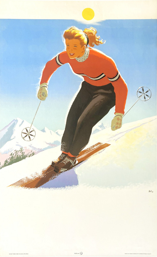 Ski in France - 'Lady Skier'