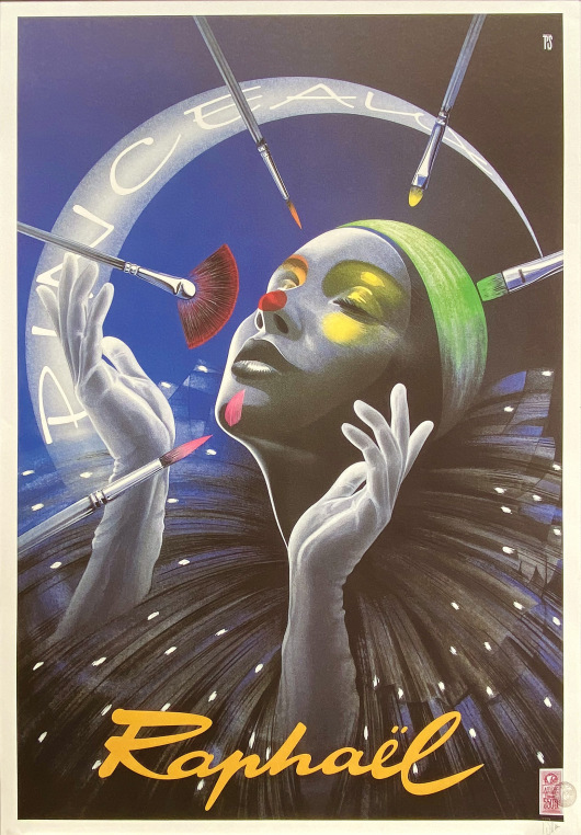 Raphael Pinceaux (Artist signed poster)