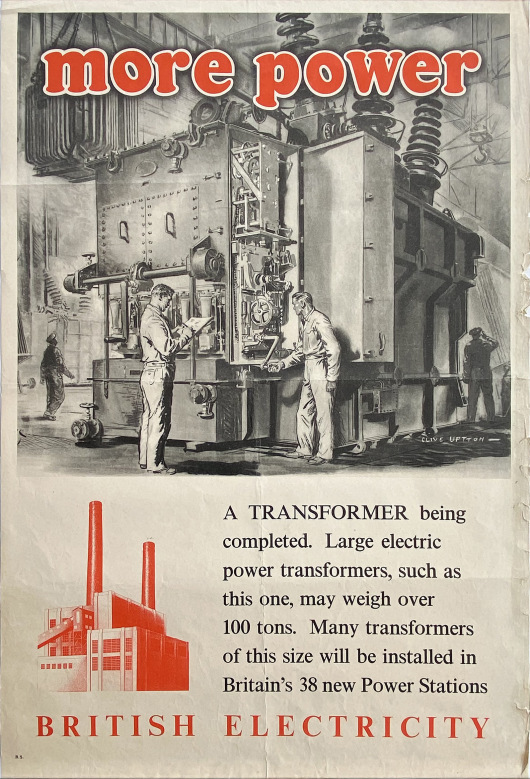 British Electricity - More Power (Transformer)