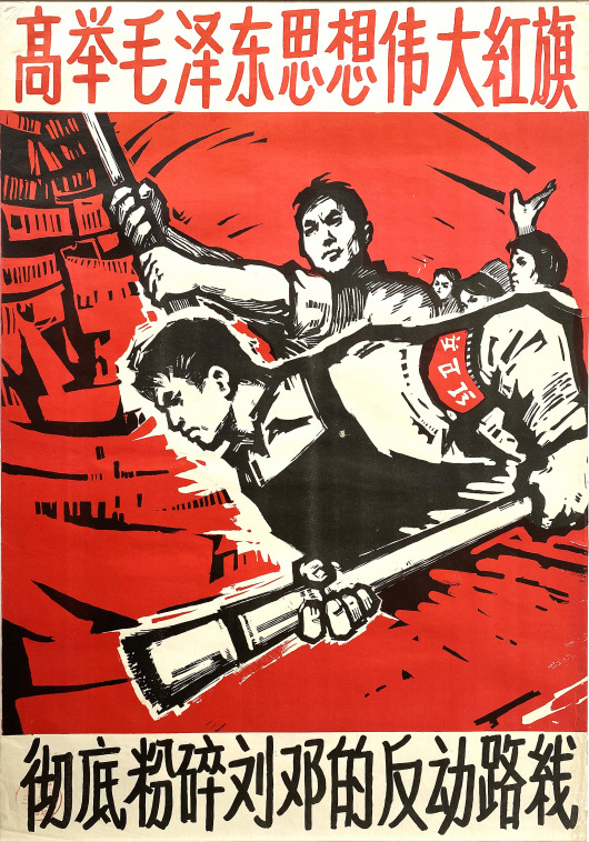 Hold High the Great Red Flag of Mao Zedong Thought - Thoroughly Smash the Reactionary Line of Liu and Deng
