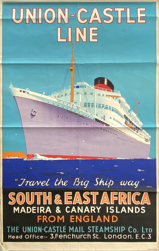 Union-Castle Line - South & East Africa, Madeira and Canary Islands from England