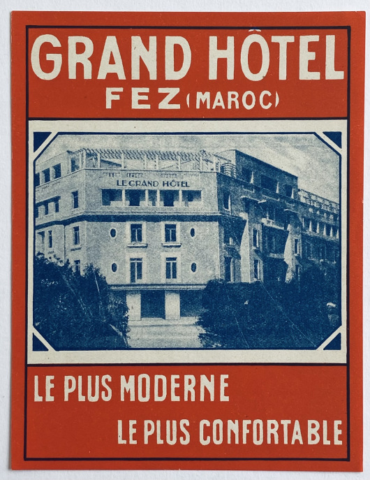Grand Hotel, Fez, Morocco