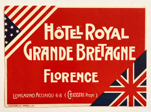 Hotel Royal Grande Bretagne, Florence