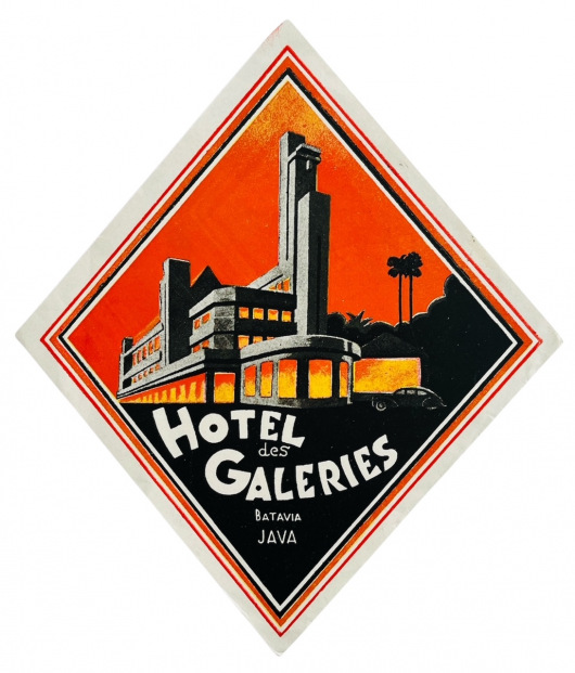 Hotel des Galeries, Batavia, Java