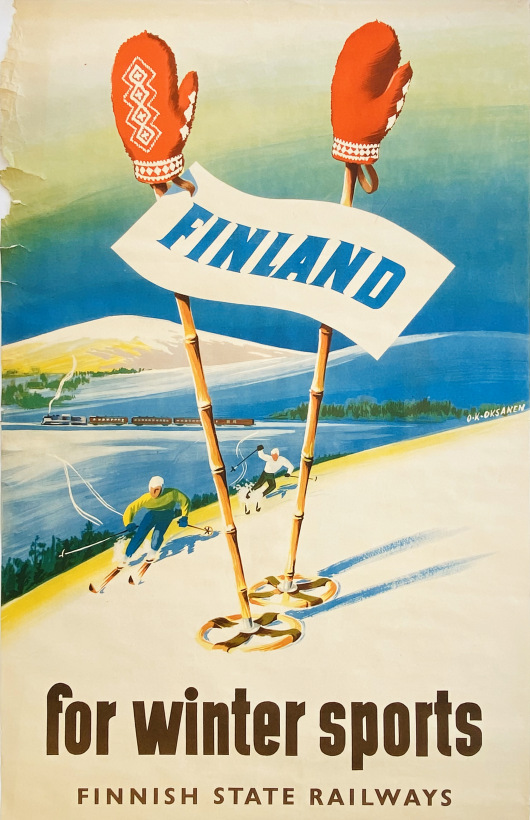 Finnish State Railways - Finland for Winter Sports