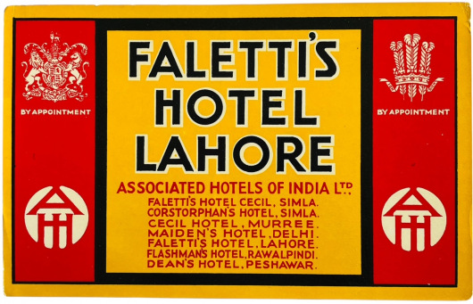 Faletti's Hotel Lahore, Pakistan