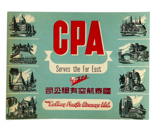 CPA Cathay Pacific Airways Serves the Far East