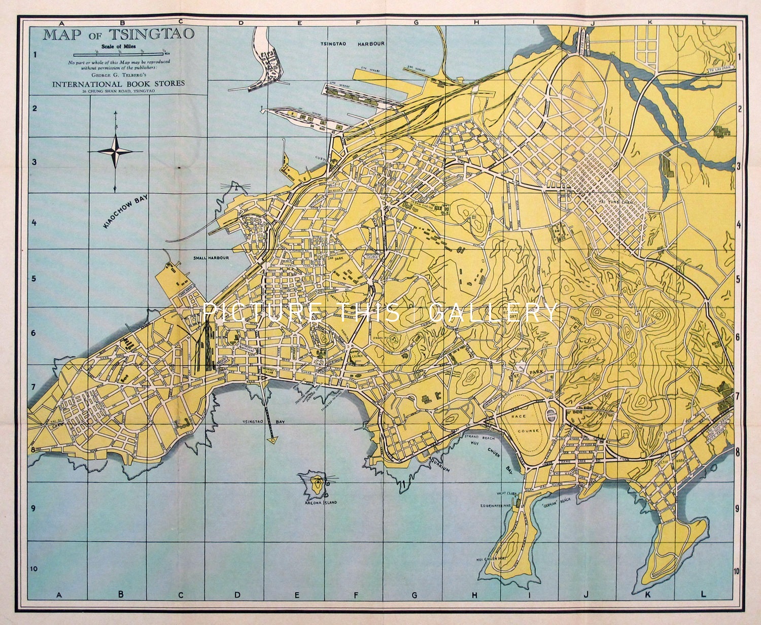 Tsingtao China Map