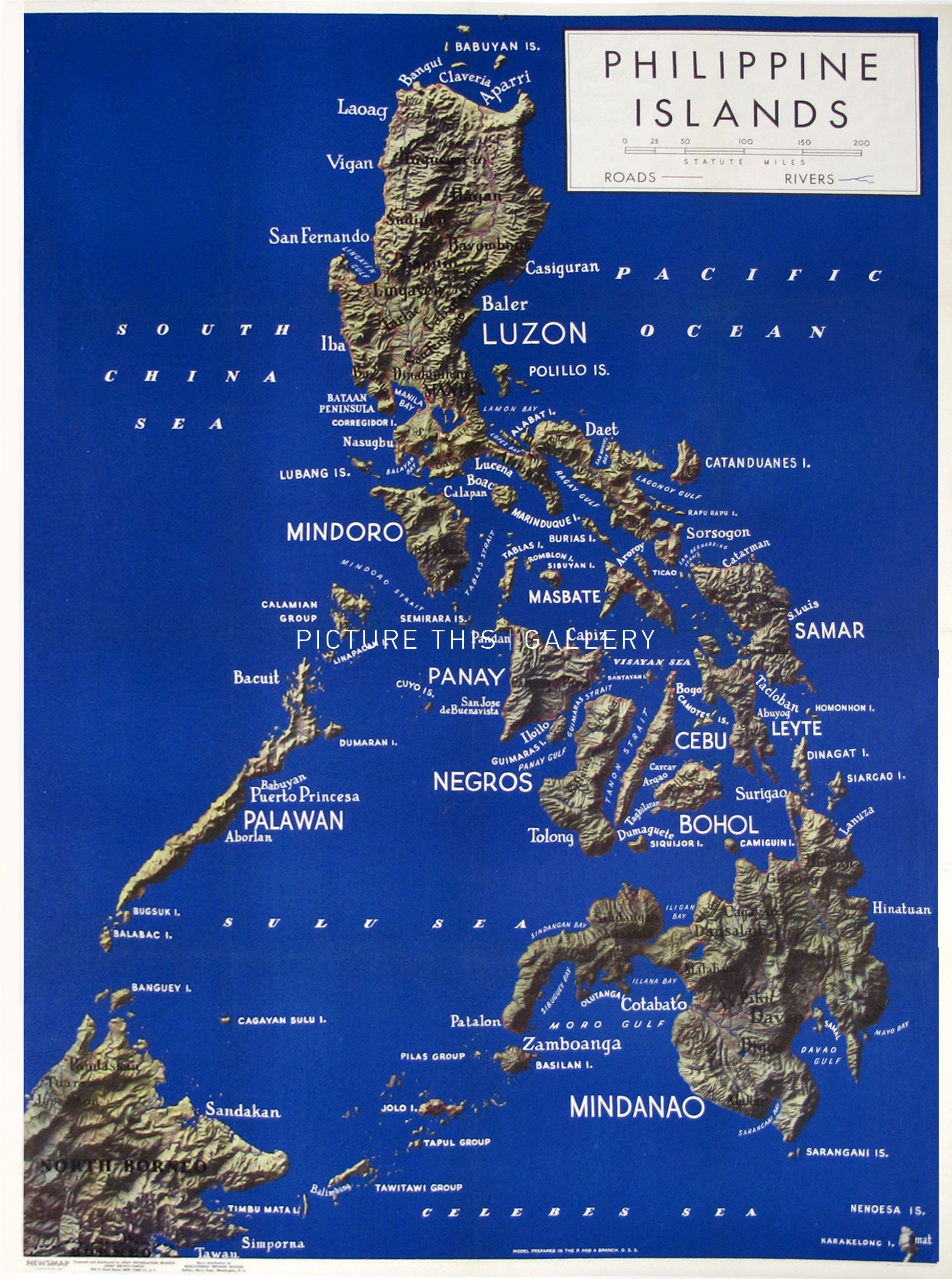 Printable Map Of Philippine Islands