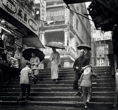 On the Stone Steps in Sheung Wan